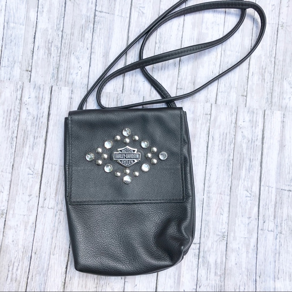 Harley Davidson Small Crossbody Leather Bag